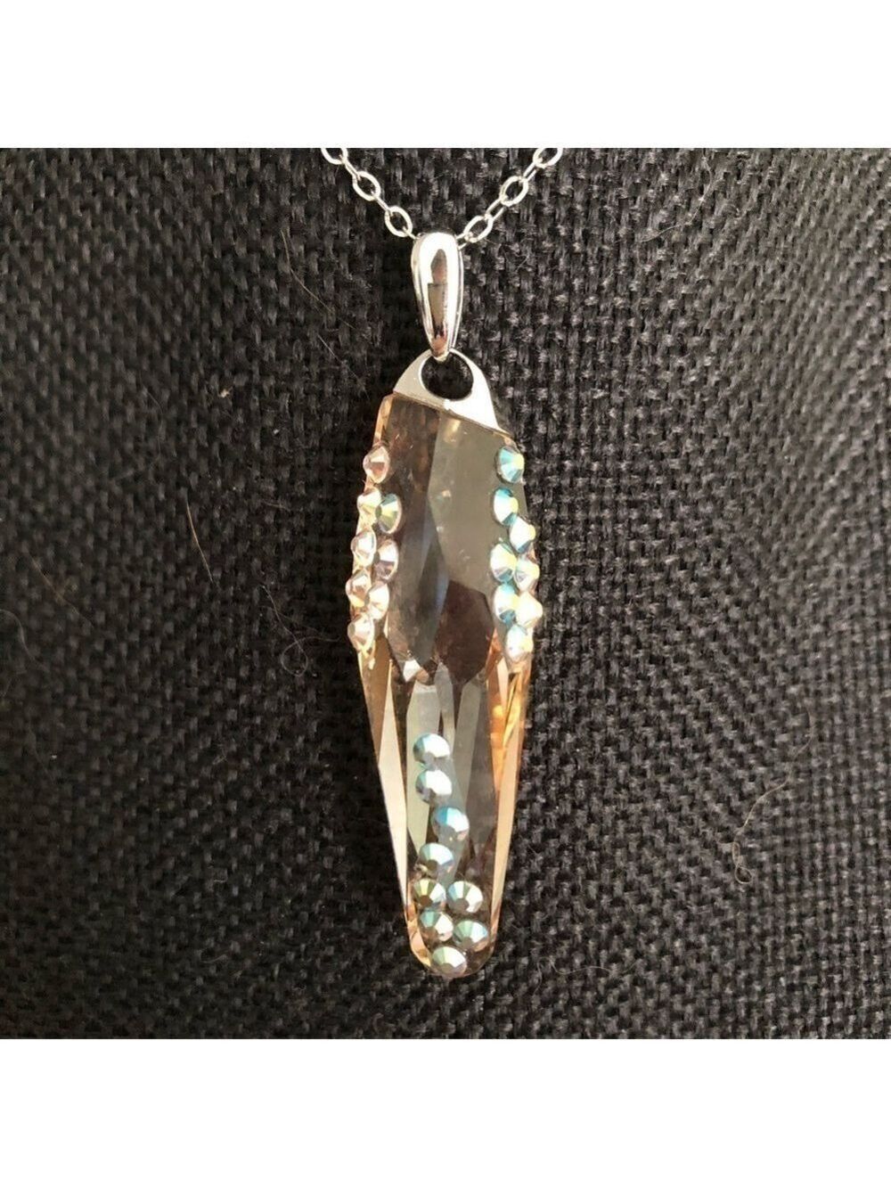 New Preciosa Excellente 925RH crystal necklace